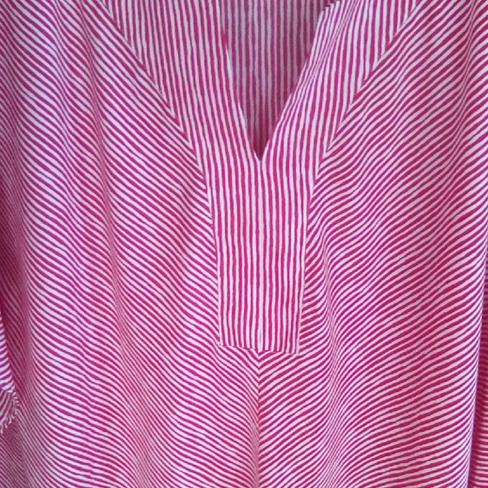 Chico's Red and White Striped Blouse - Picture 14 of 14